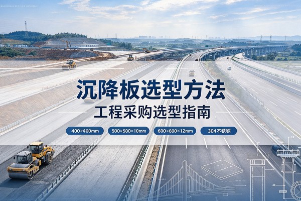 友谊沉降板选择方法