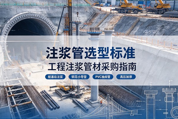 友谊注浆管选型标准