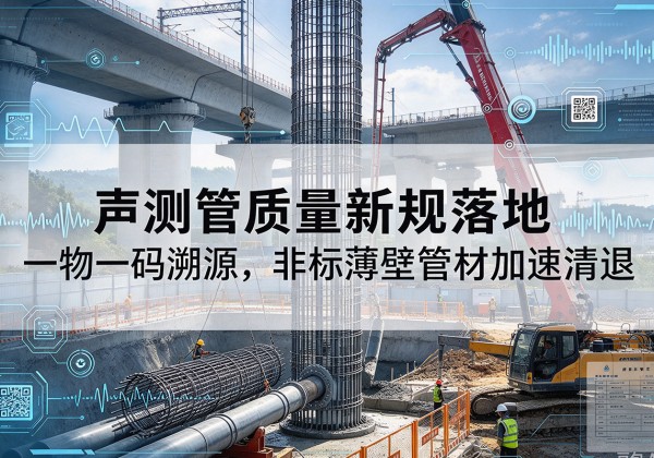 友谊声测管质量新规落地，一物一码溯源，非标薄壁管材加速清退