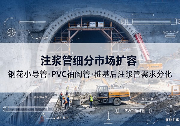 友谊注浆管细分市场扩容，隧道钢花小导管、PVC 袖阀管、桩基后注浆管需求分化